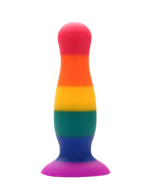 Plug anal ventouse multicouleur taille S 